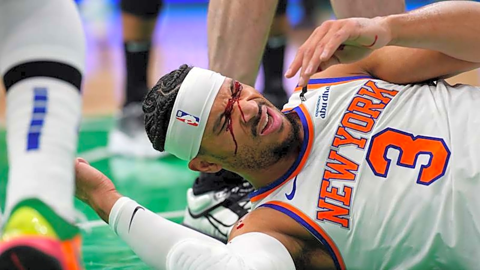 Josh Hart Suffers Bloody Injury in Knicks Playoff Game
