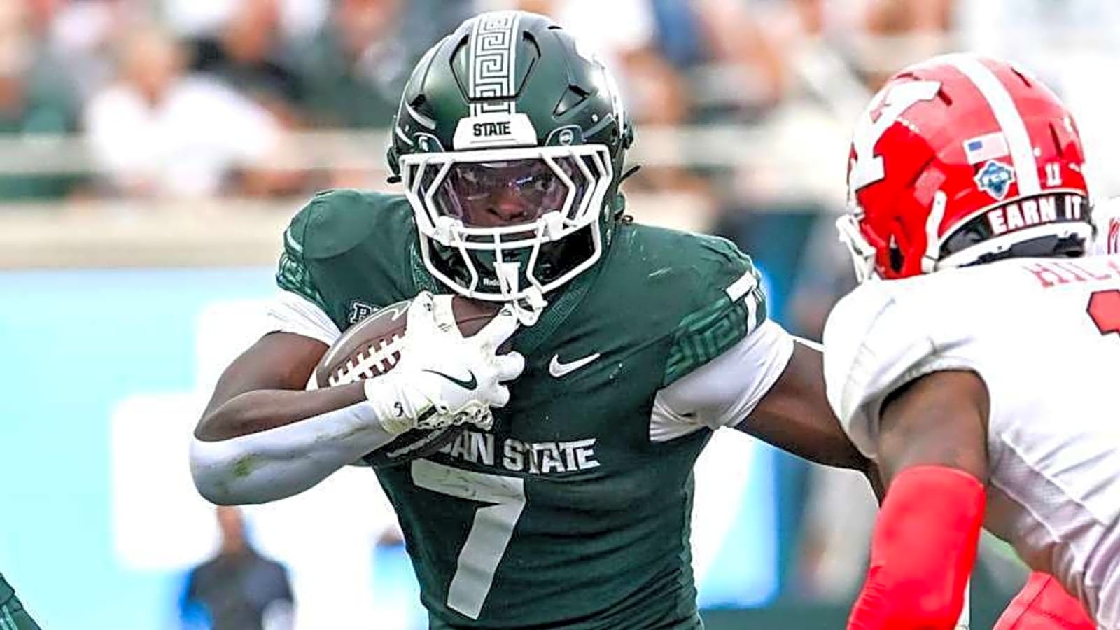MSU&#39;s RB Room At Advantage Against Nebraska