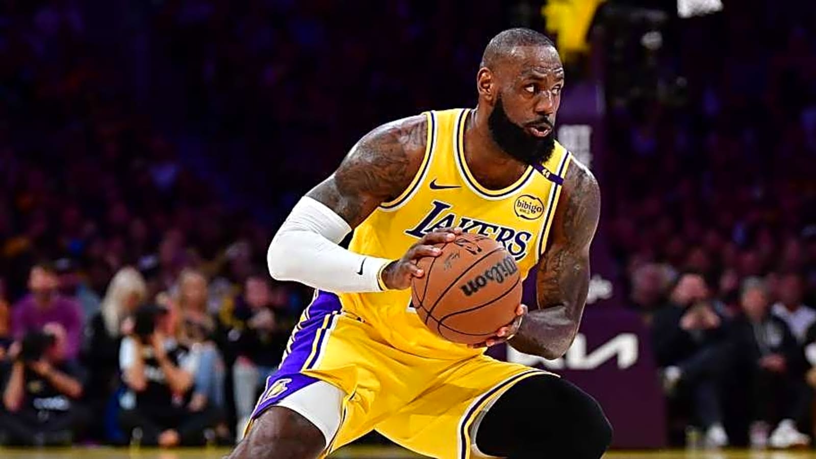 LeBron James, Kyrie Irving share viral moment in Lakers-Timberwolves