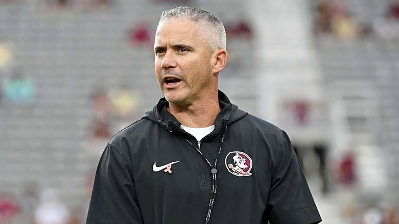 Mike Norvell on FSU&#39;s addition of OL transfer Ja&#39;Elyne Matthews: &#39;his upside and potential are through the roof&#39;