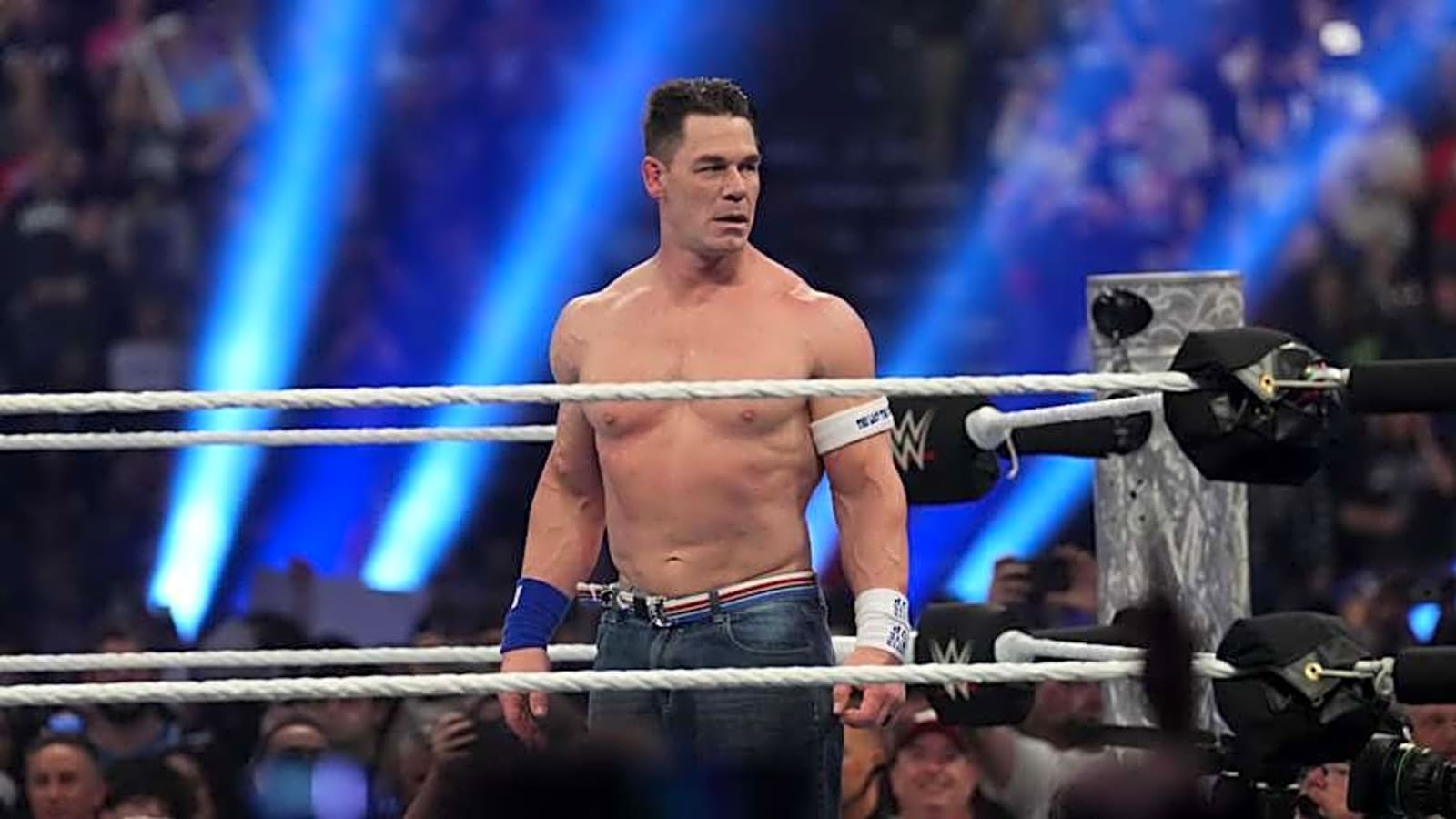 John Cena Rocks Travis Scott Sneakers on WWE Monday Night Raw