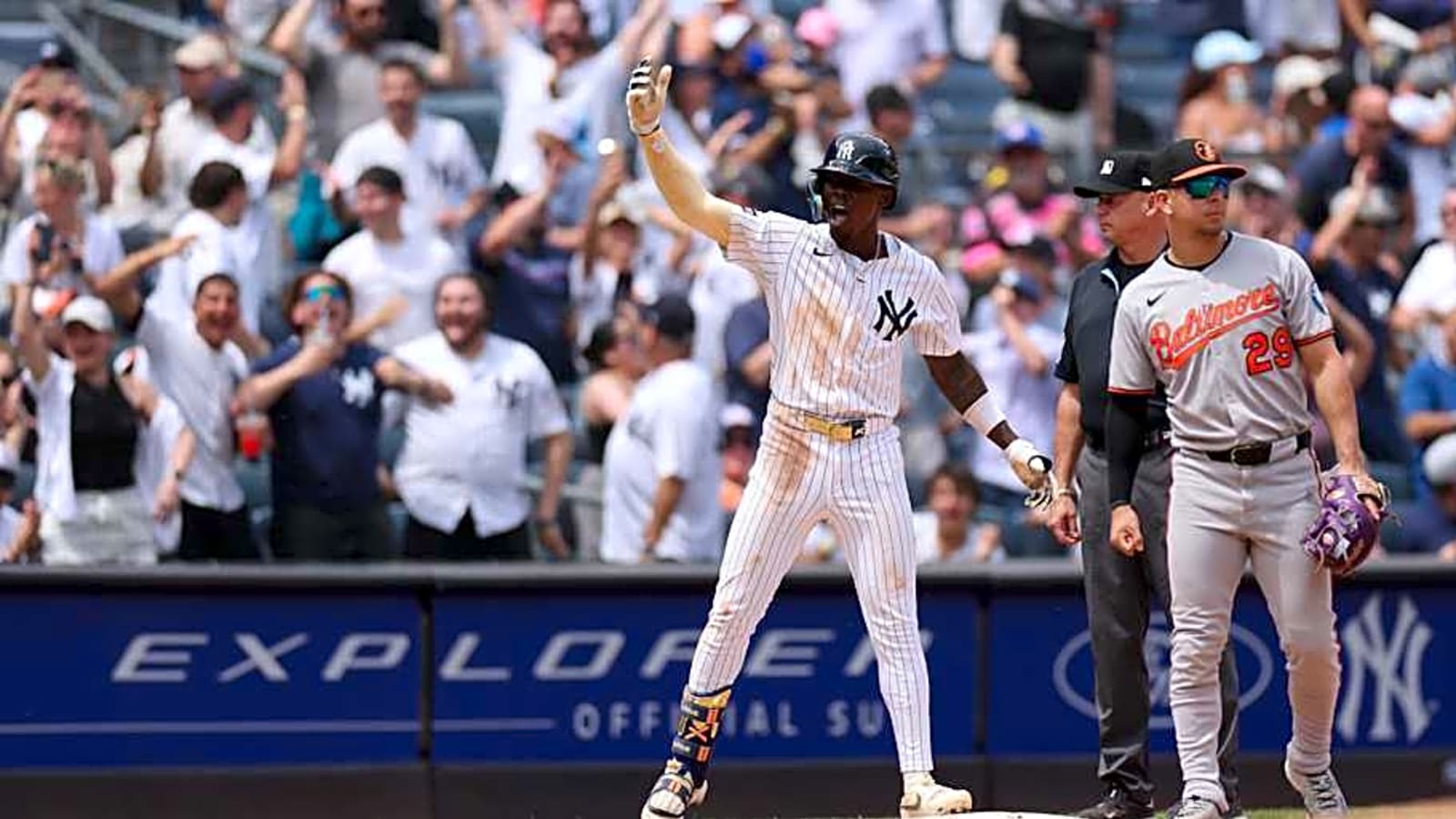 Yankees&#39; Jazz Chisholm Shares Hilarious Reaction to Shoeless Score