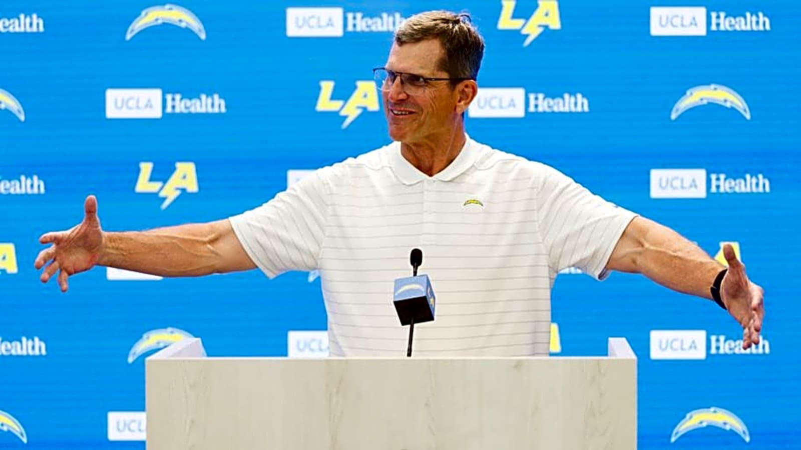 Jim Harbaugh fires up Chargers fans with quote about San Diego return