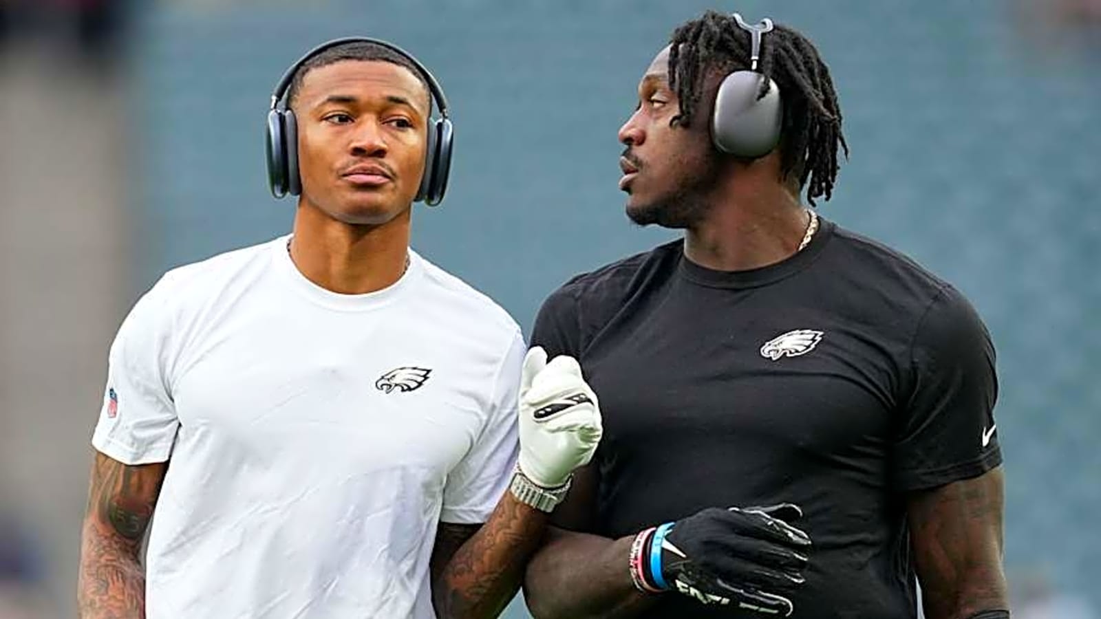 DeVonta Smith defends A.J. Brown while explaining Eagles’ fierce competitive edge