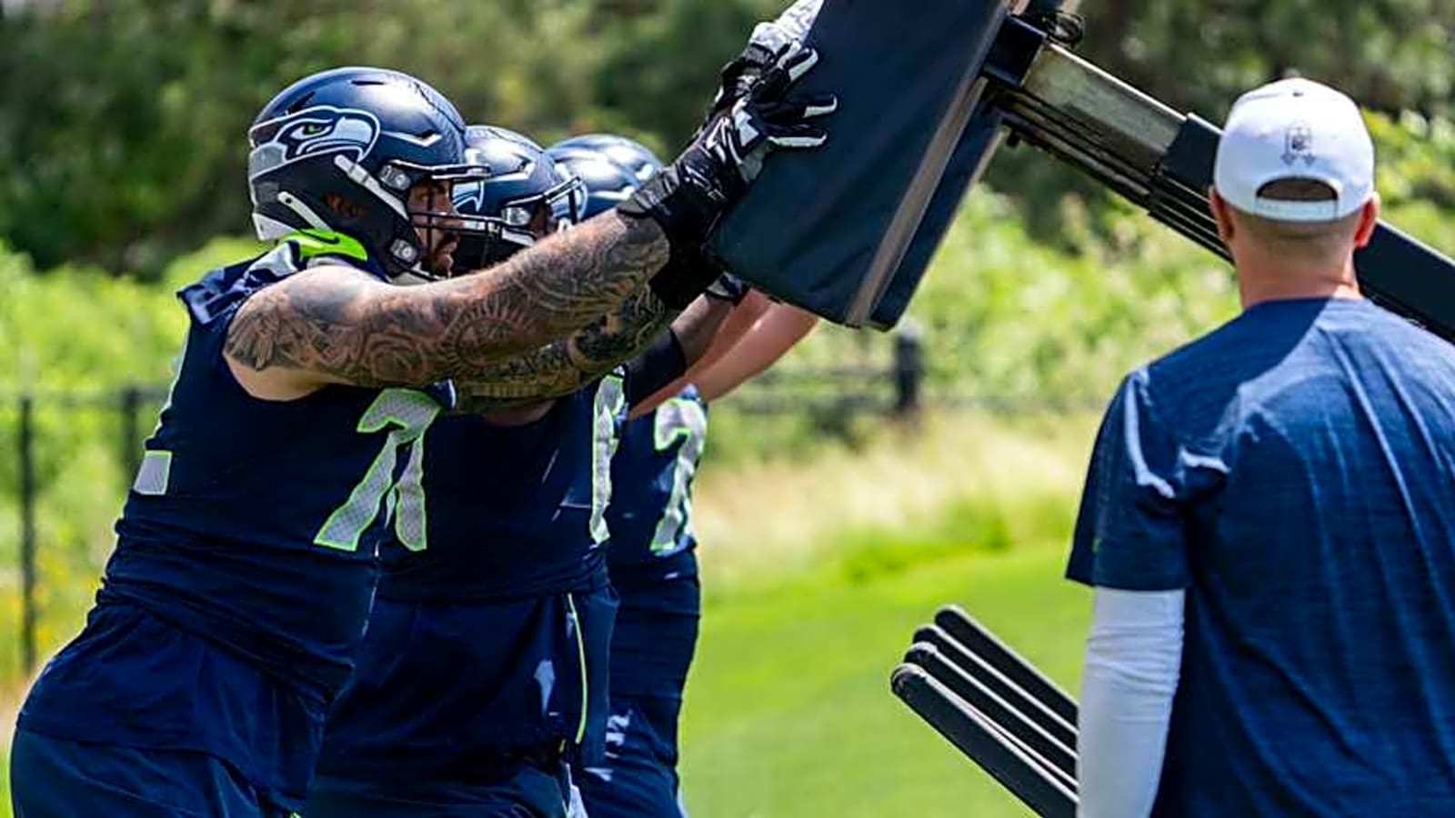 Despite superb preseason start Seattle Seahawks offensive line gets atrocious ranking