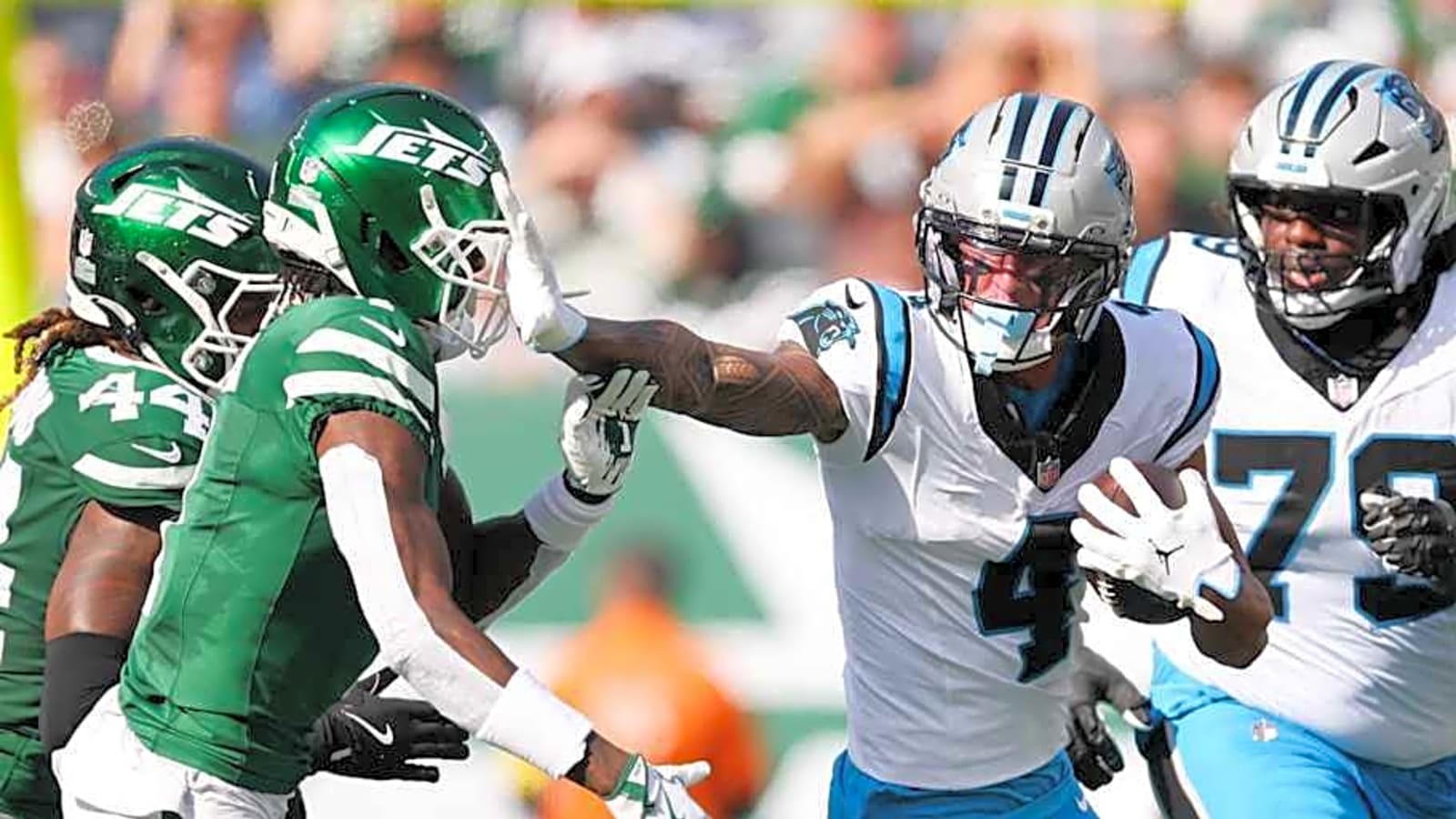 PFF breaks down Tetairoa McMillan’s darling 2025 season