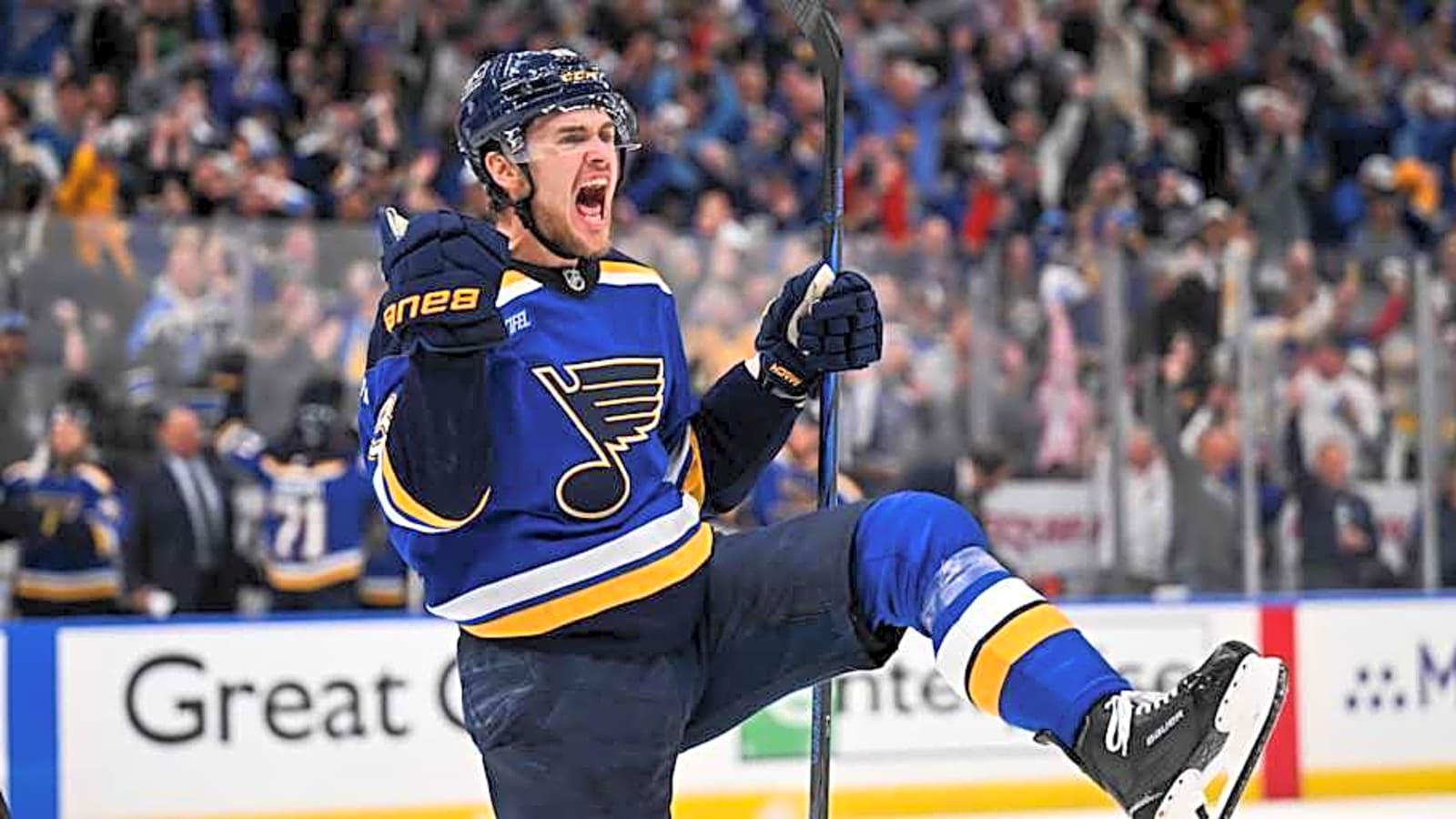Blues Forward Burned in Home Accident