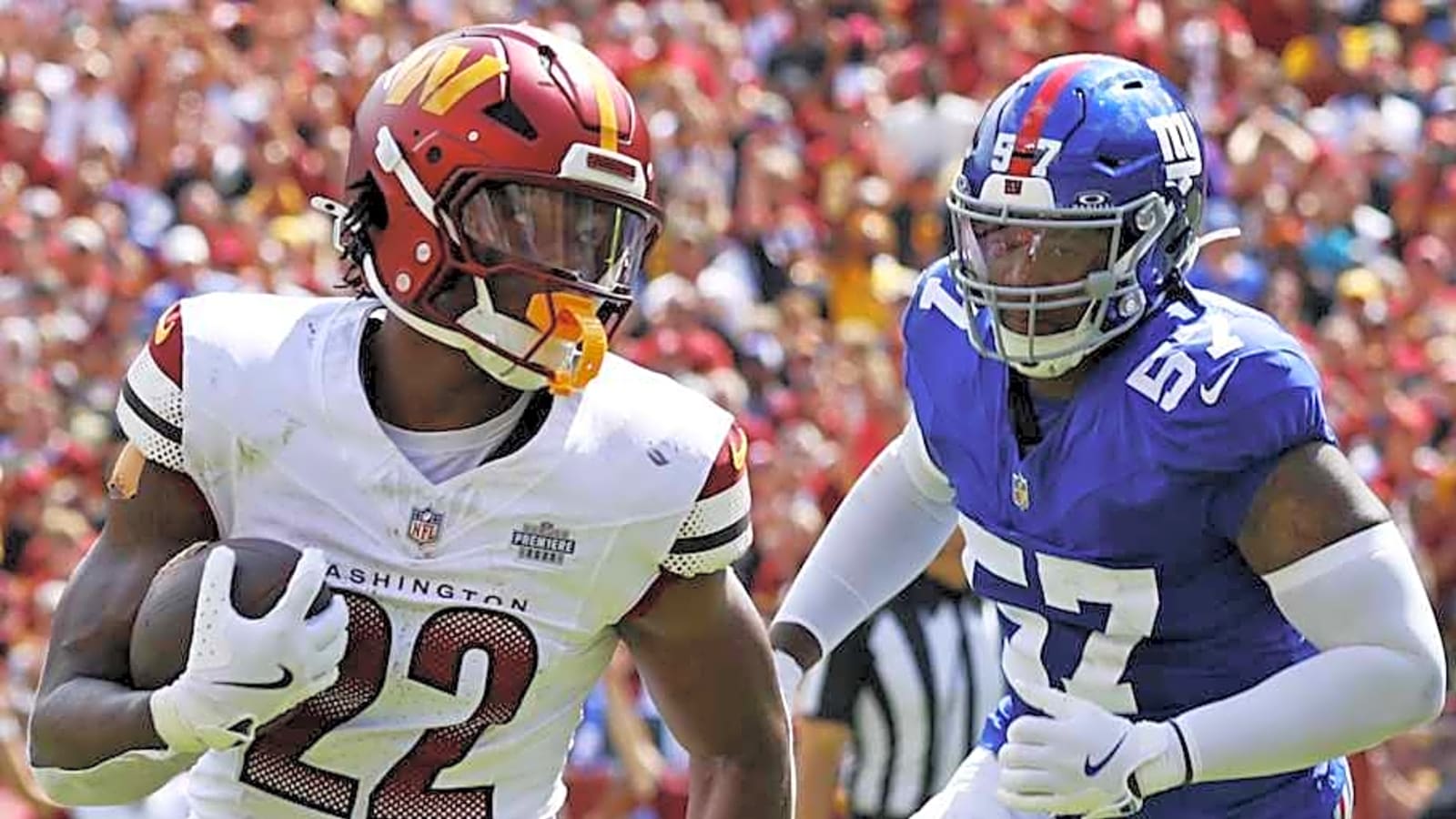 Commanders rookie starts off strong with first NFL touchdown