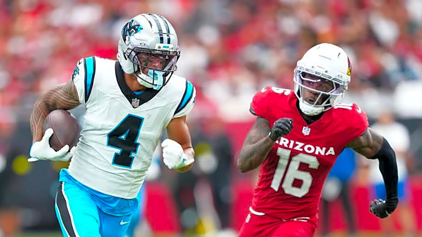 Panthers rookie WR Tetairoa McMillan is off to a historic start