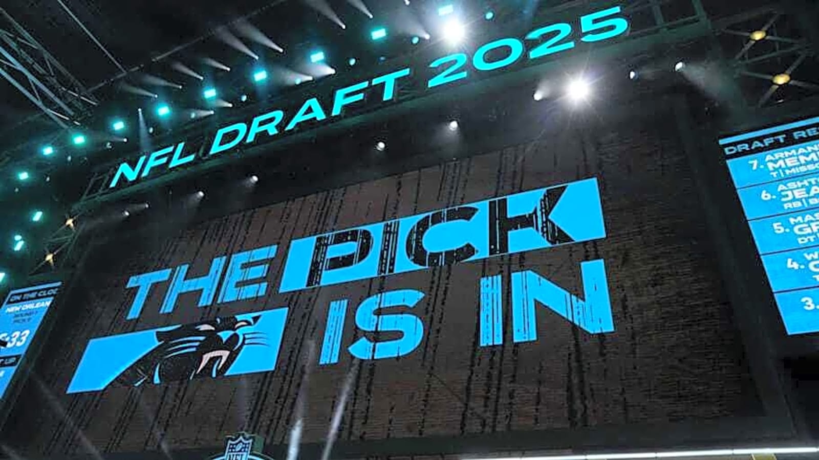 NFL Mock: Panthers Snag New Weapon With Kenyon Sadiq Off the Board