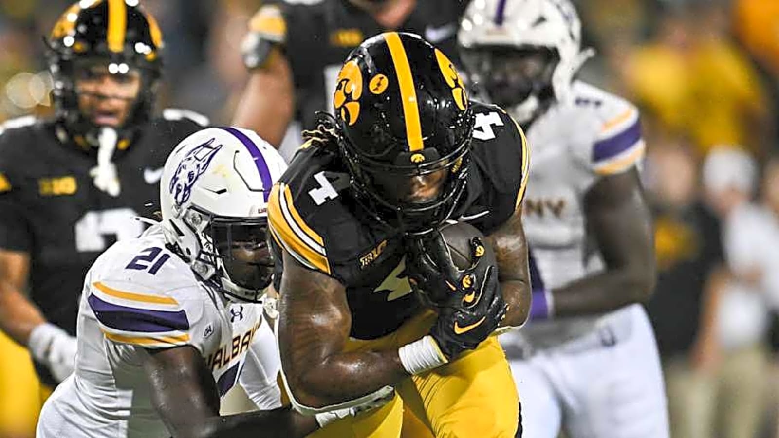 Top Iowa Running Back Ruled Out vs. Indiana