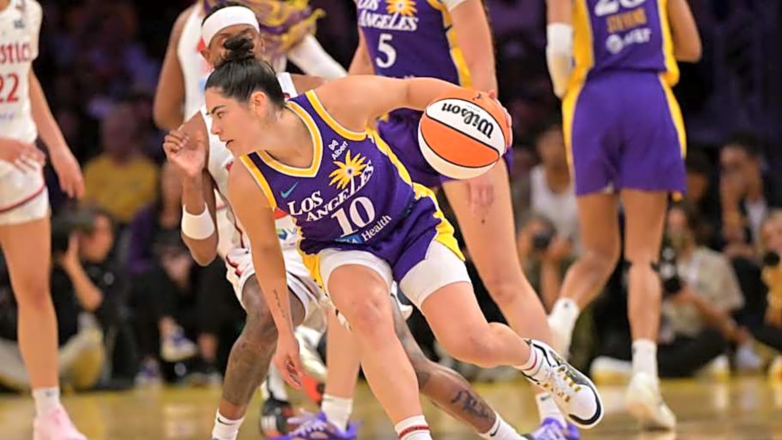 Sparks Set Wild Season-High in Win Over Mystics