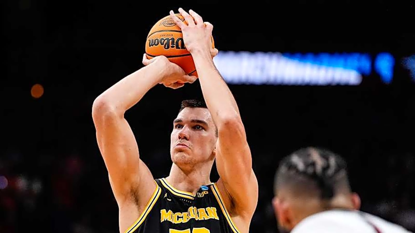 Former Michigan big Vlad Goldin hits game-winner for Miami Heat