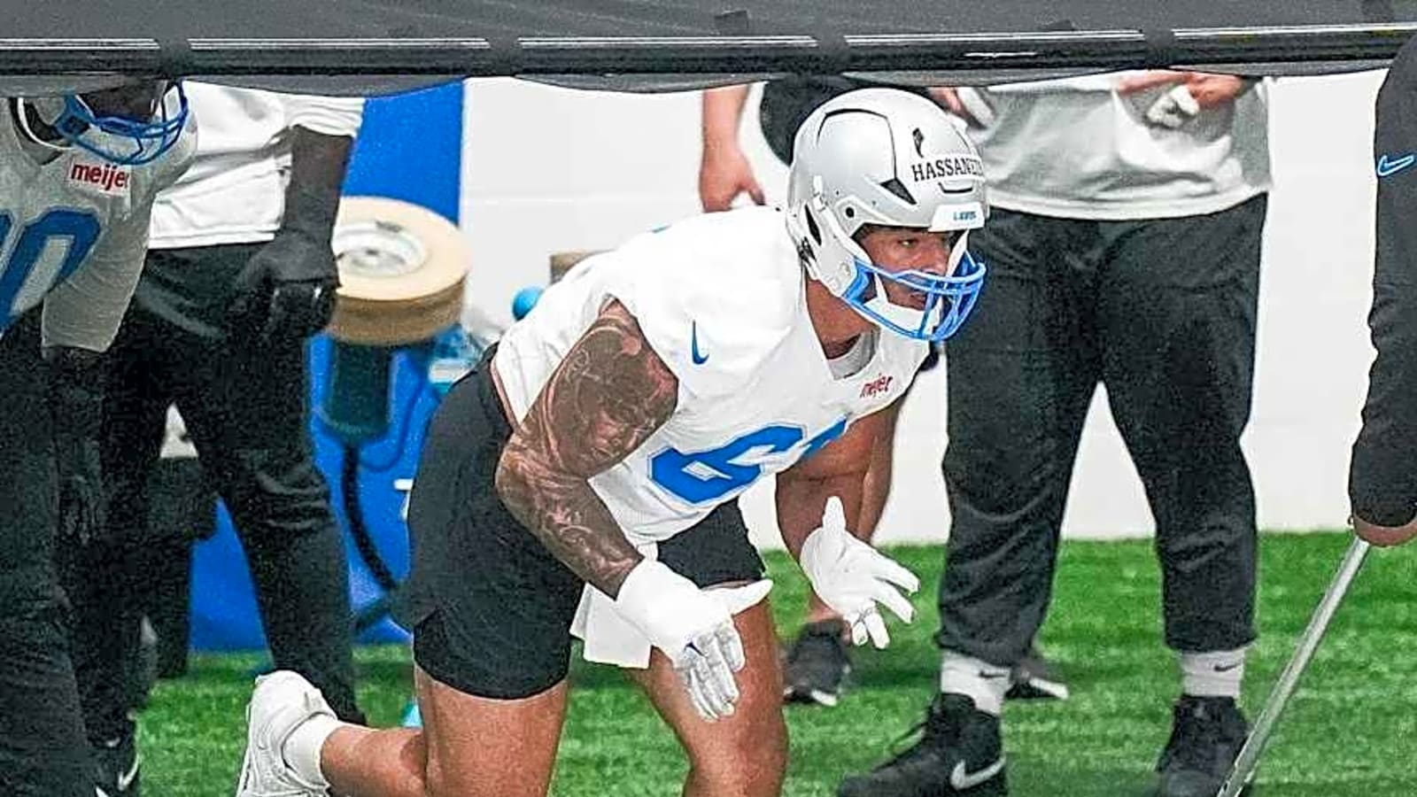 Detroit Lions Waive Ahmed Hassanein With Injury Settlement