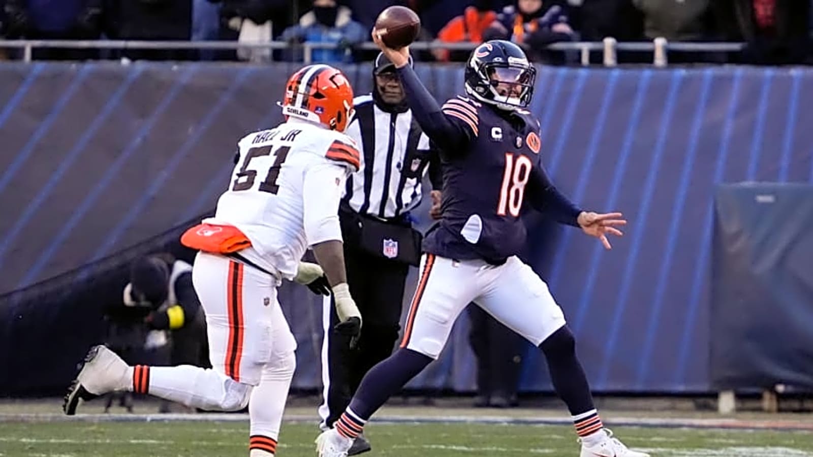 Caleb Williams makes history against the Browns