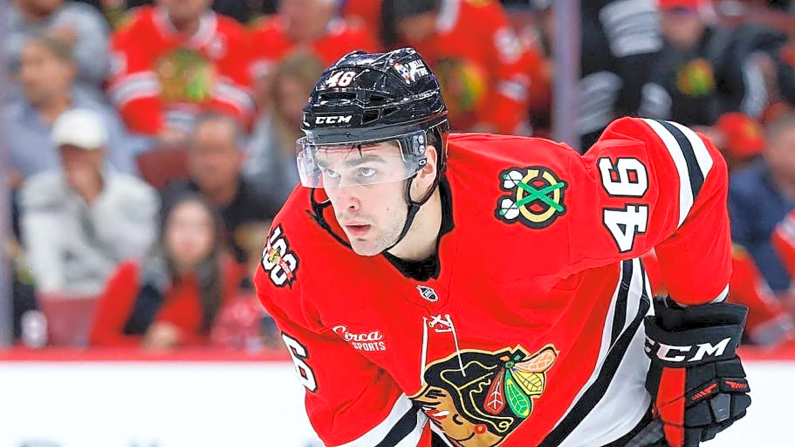 The Blackhawks are underplaying the loss of Louis Crevier