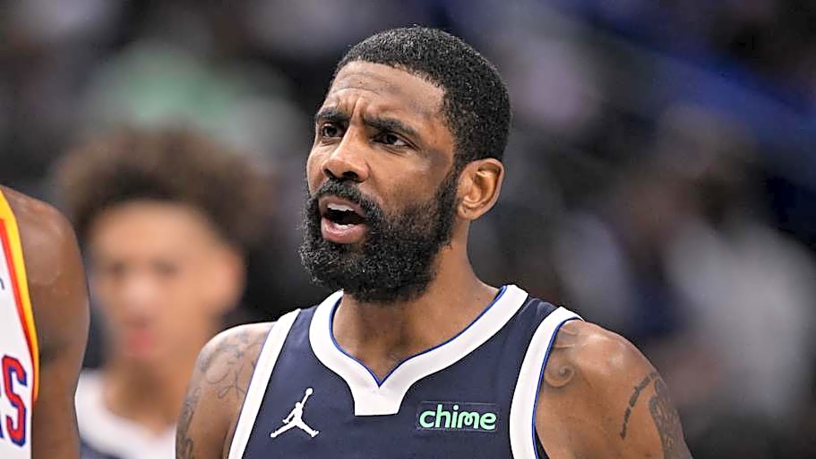 Mavericks’ Kyrie Irving says he almost swung on a Celtics star