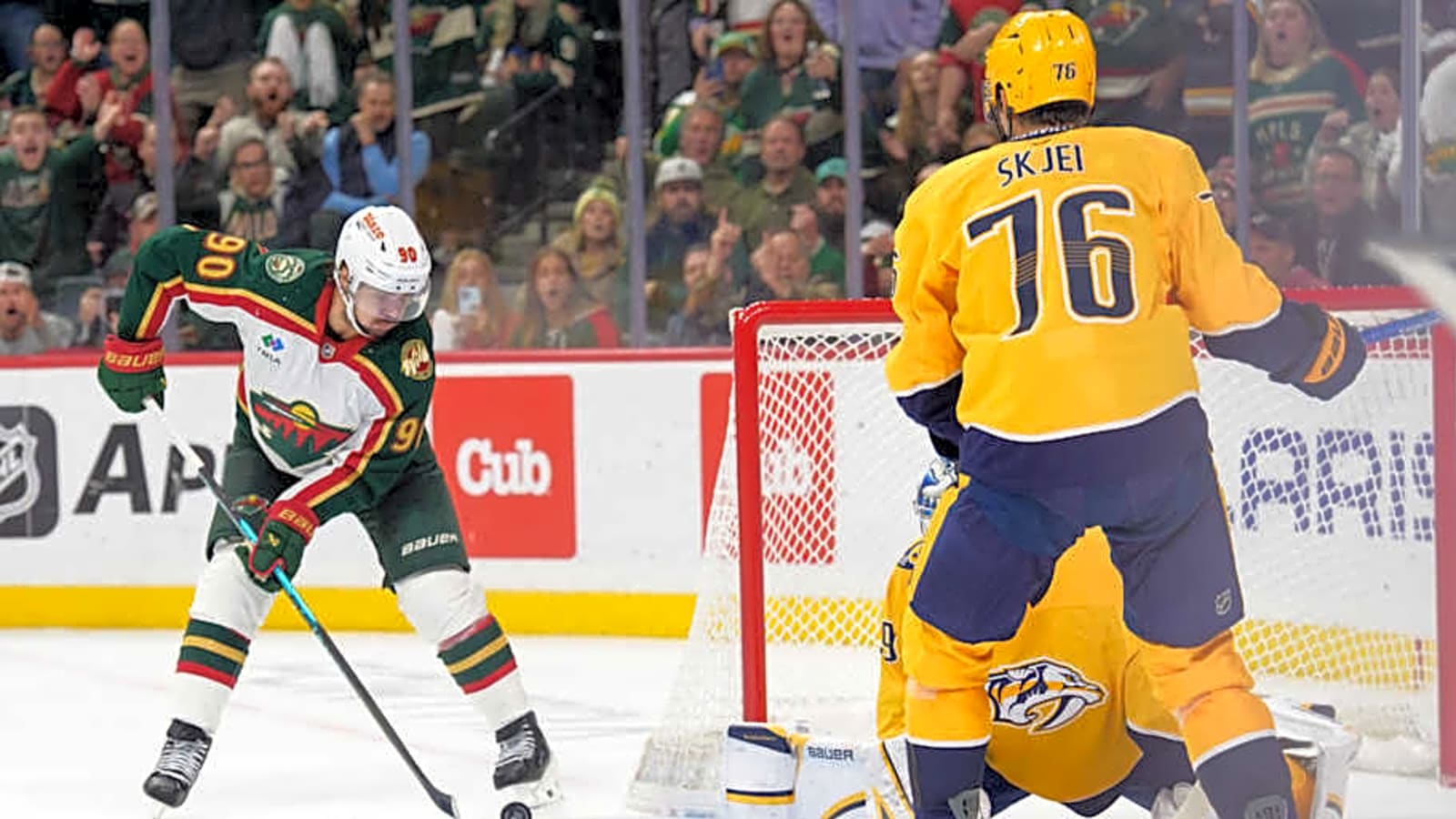Controversial Goal Lifts Wild to Dramatic Victory Over Predators