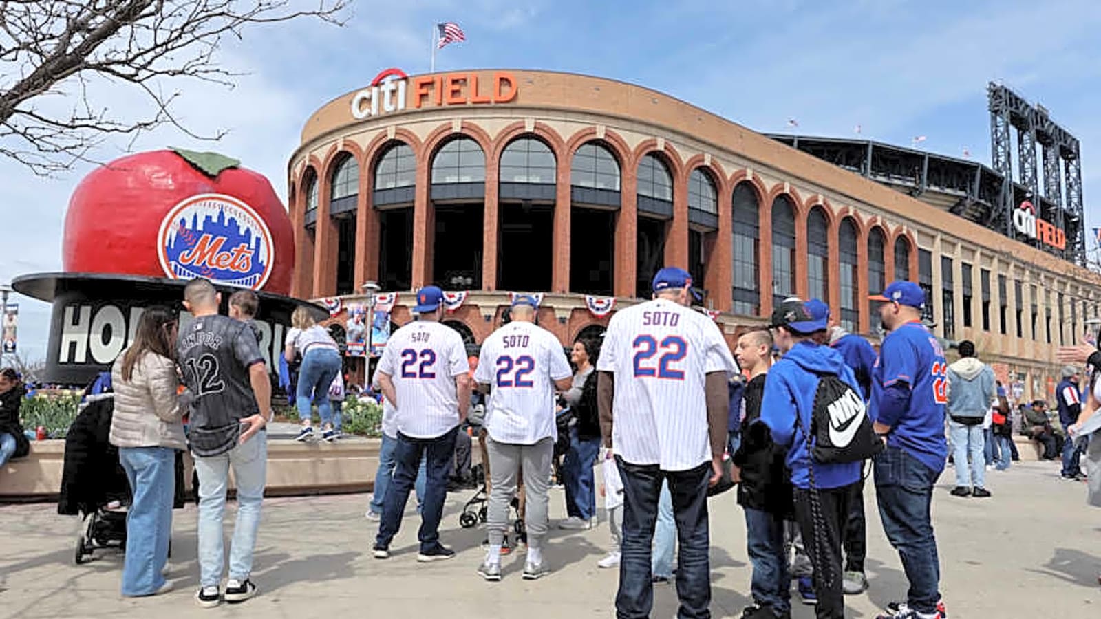 Raccoon Explores Citi Field During New York Mets&#39; Game Against Pittsburgh Pirates
