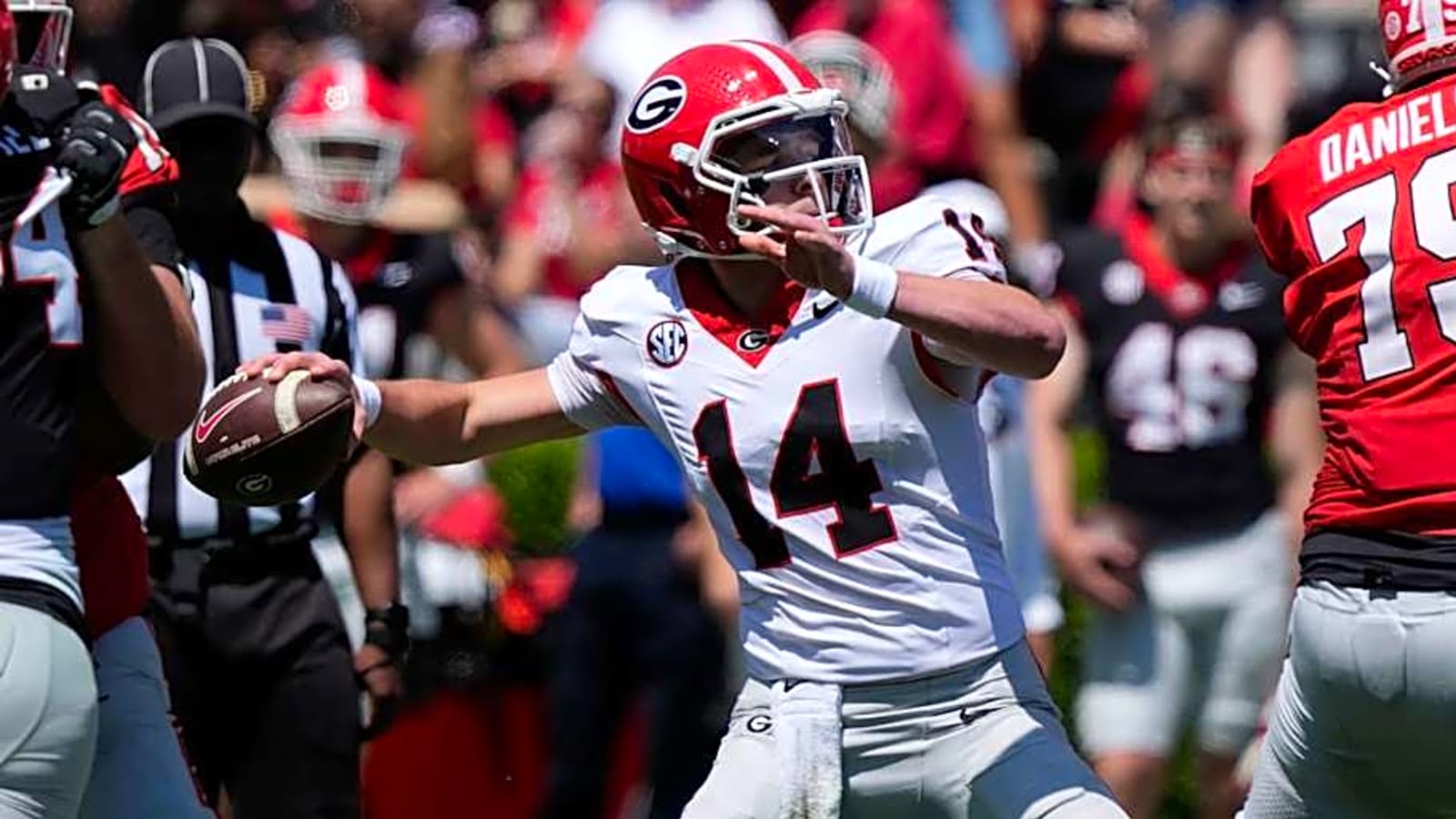Georgia Bulldogs Gunner Stockton Listed as Top 50 Quarterback in College Football