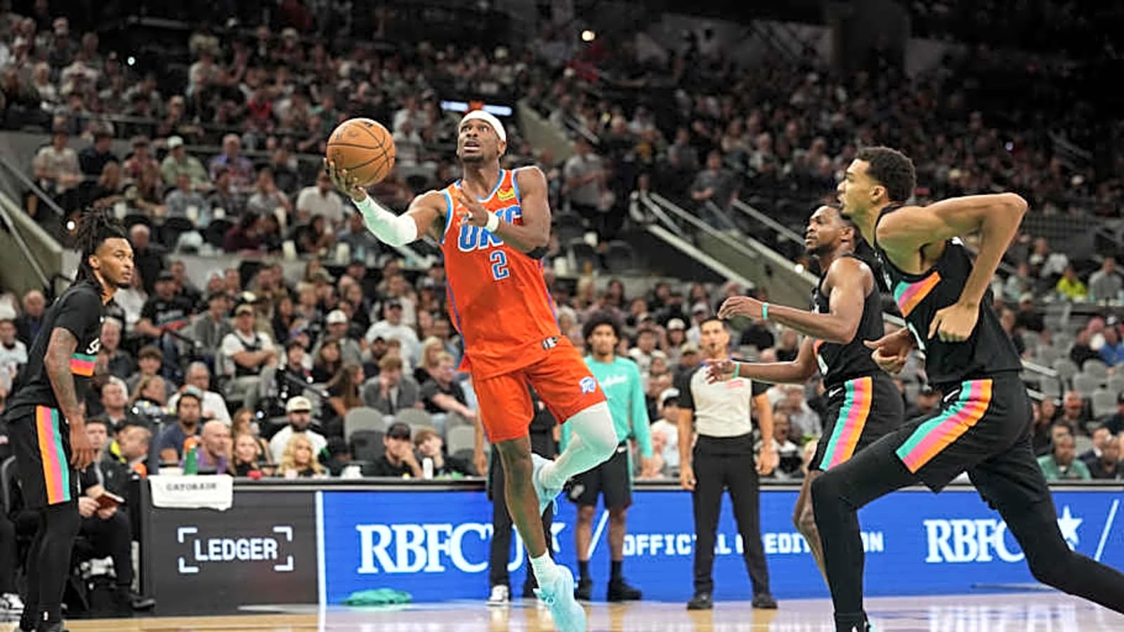 Shai Gilgeous-Alexander Discusses OKC Thunder Bout With Spurs