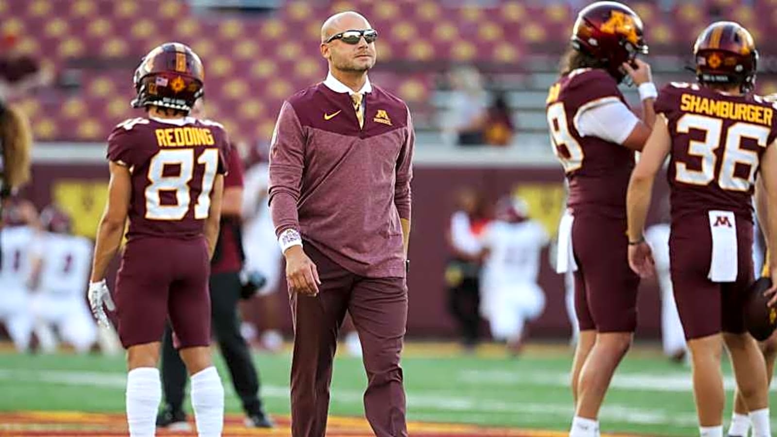What is P.J. Fleck&#39;s record in season openers with the Gophers?