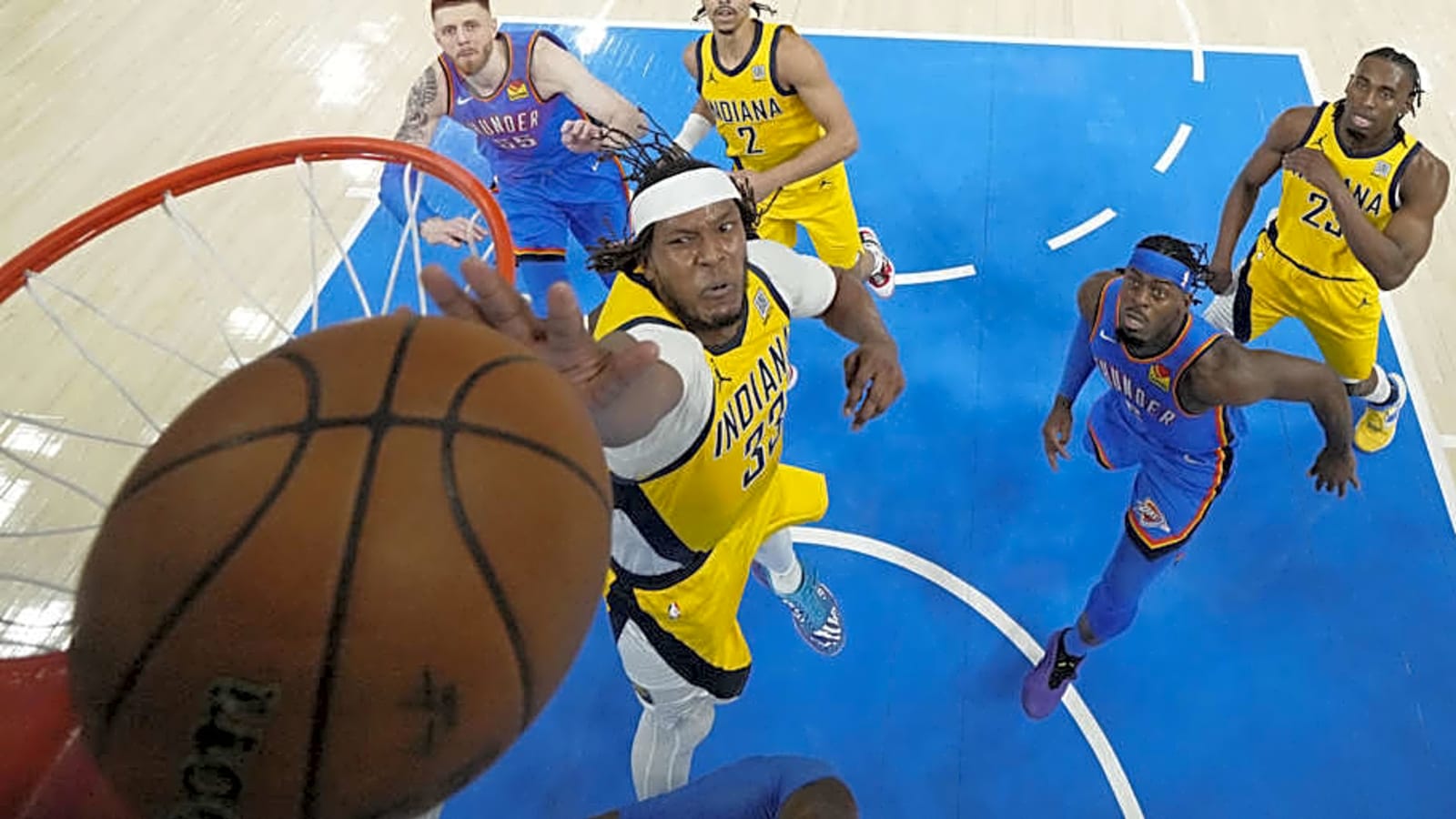 Myles Turner Calls Out Pacers in Introductory Press Conference With Bucks