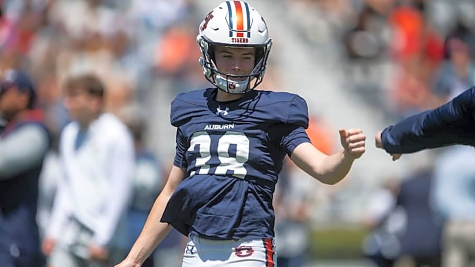 Freeze Updates Status of Auburn Kicker