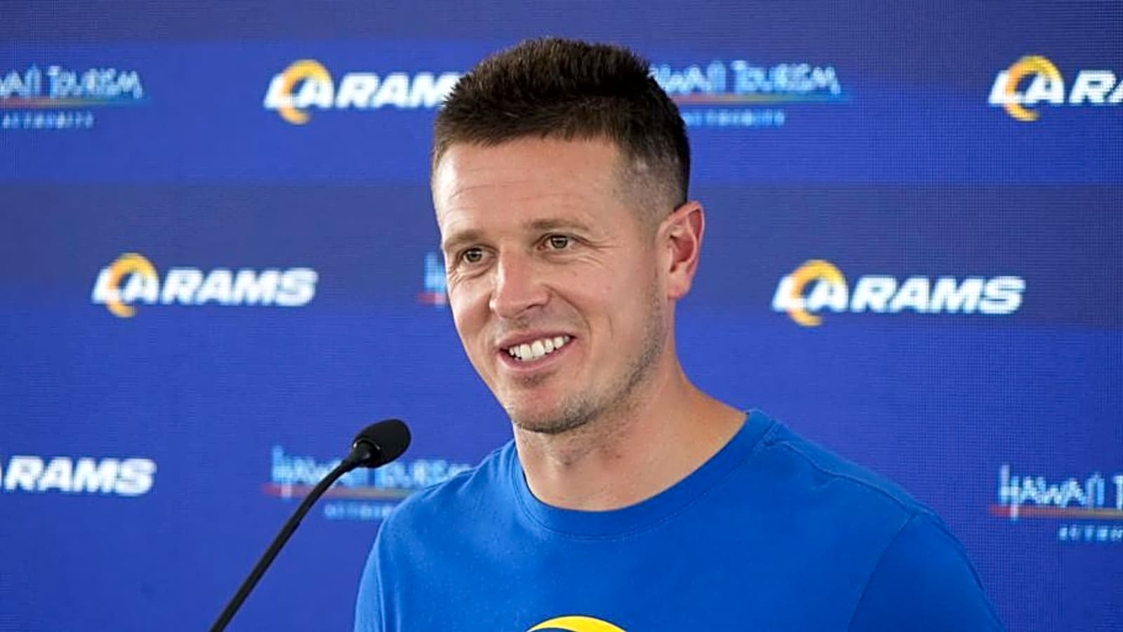Watch: Rams Mike LaFleur&#39;s Second 2025 Training Camp Press Conference