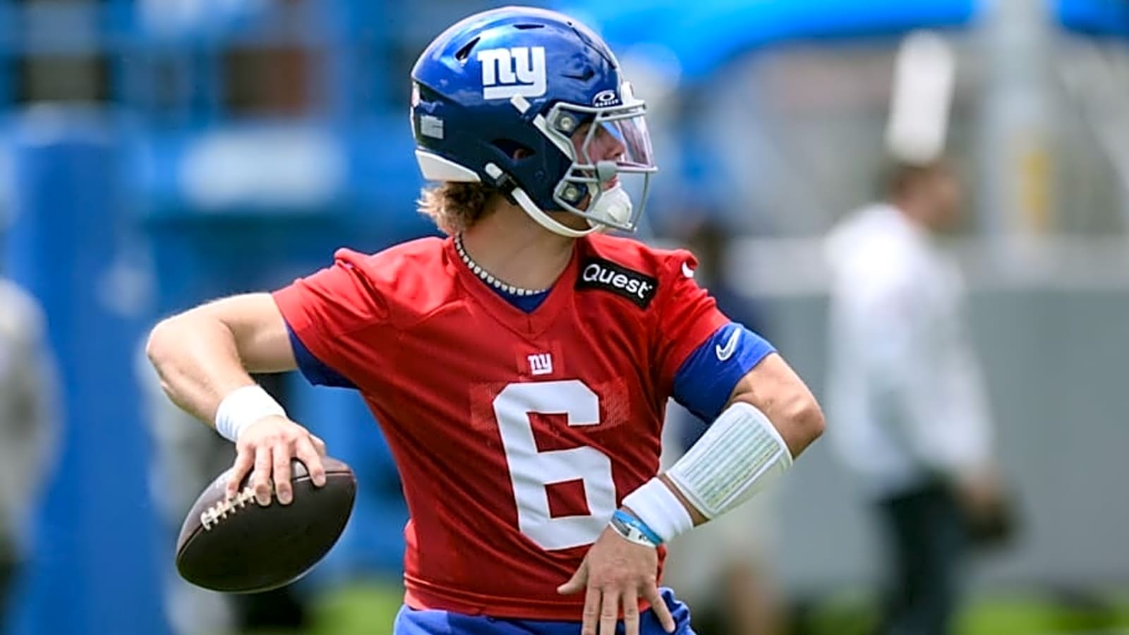 Former Ole Miss Football Quarterback Jaxson Dart Turning Heads With New York Giants