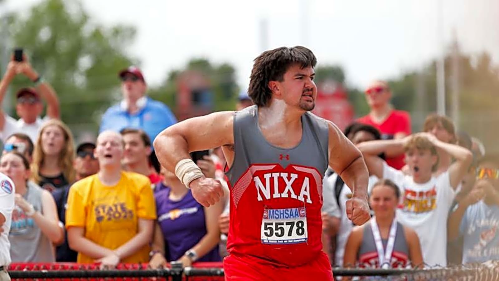 Miami Commit Jackson Cantwell Nearly Breaks NFHS Shot Put Record