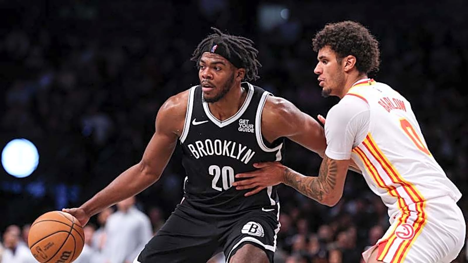 Nets’ Day’Ron Sharpe Impresses with Expanded Skillset, Dominates Rebounding Drills