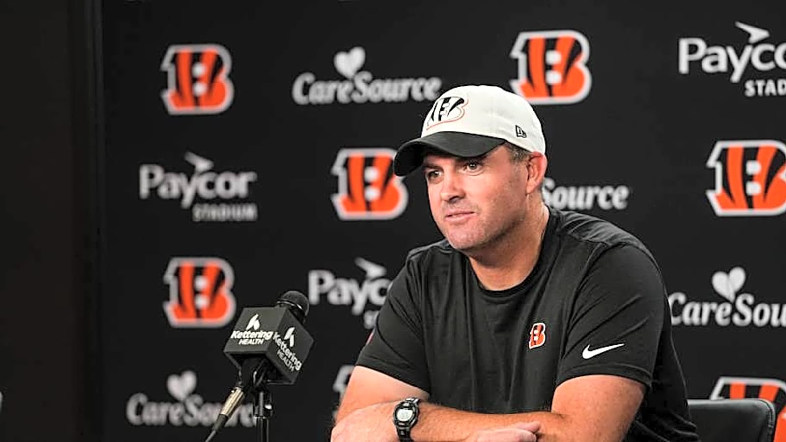 Bengals coach Zac Taylor rips refs over Myles Garrett's record-setting sack