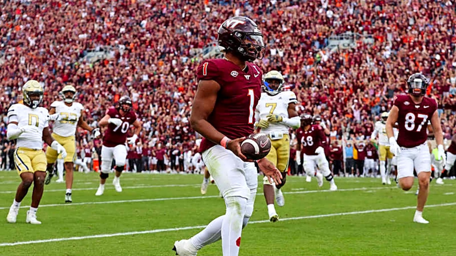 CFB Expert Says Hokies Quarterback Kyron Drones Is Ready To Silence Critics In 2025