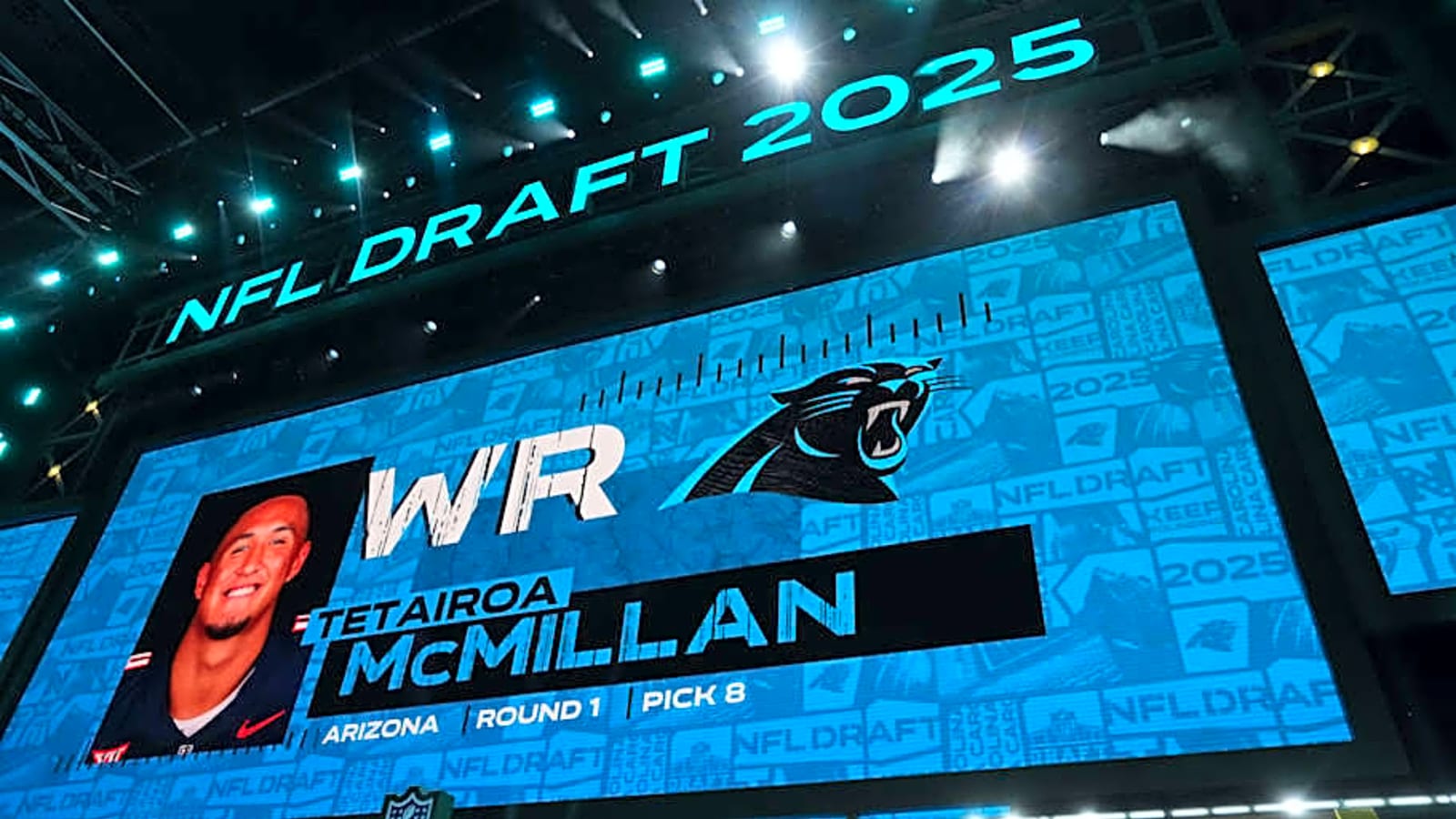 Carolina Panthers coach Dave Canales reveals goal for rookie WR Tetairoa McMillan