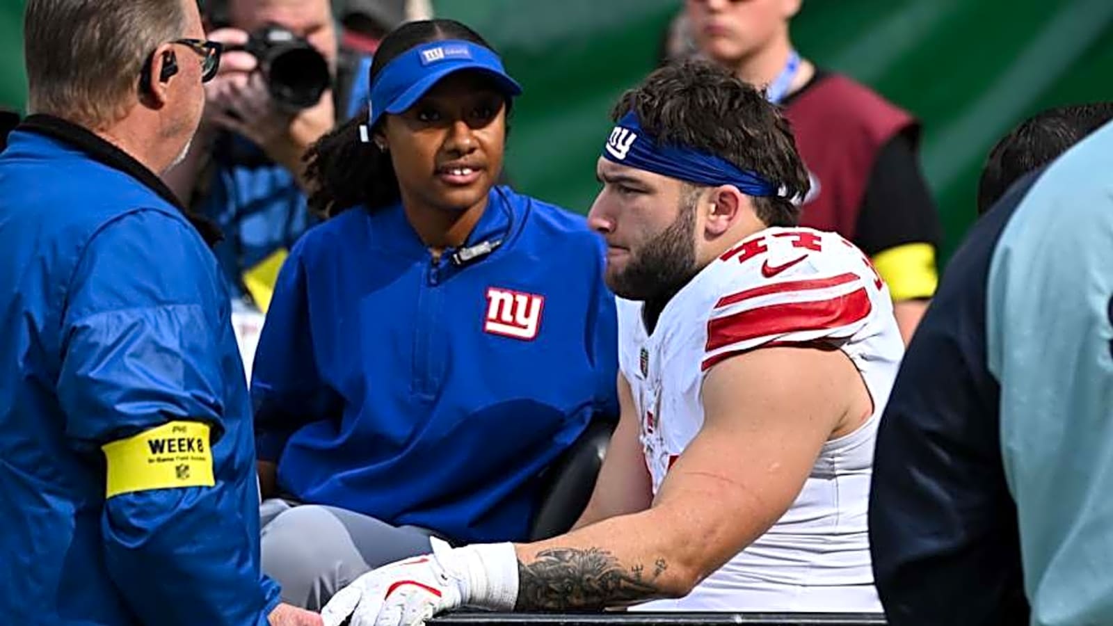 Giants RB Cam Skattebo in Good Spirits After Season-ending Injury