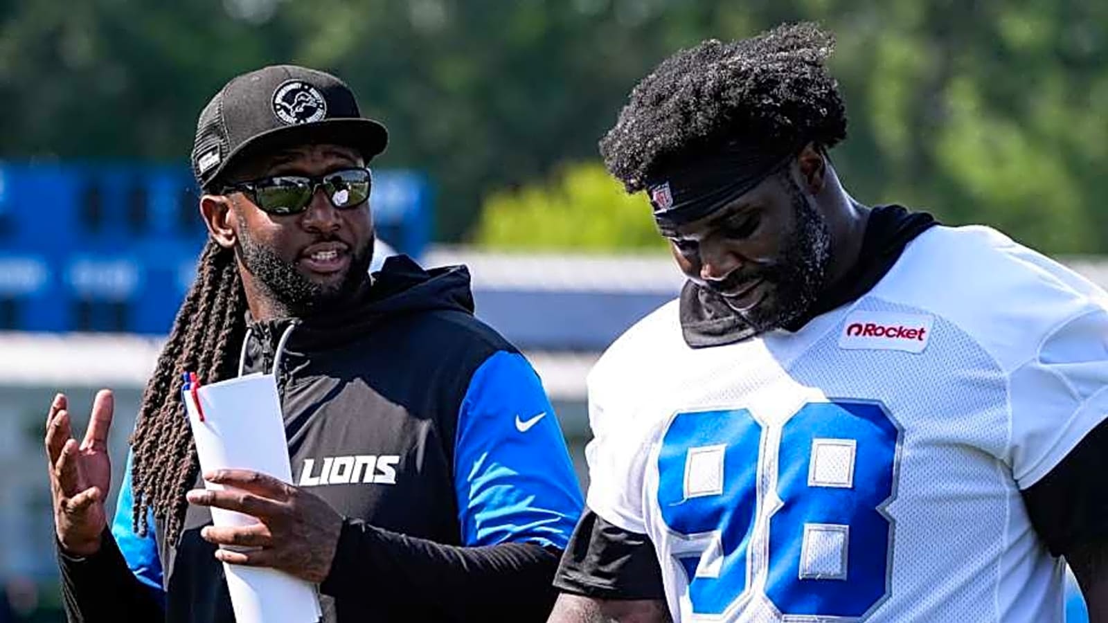 Lions First Padded Practice Updates, Highlights
