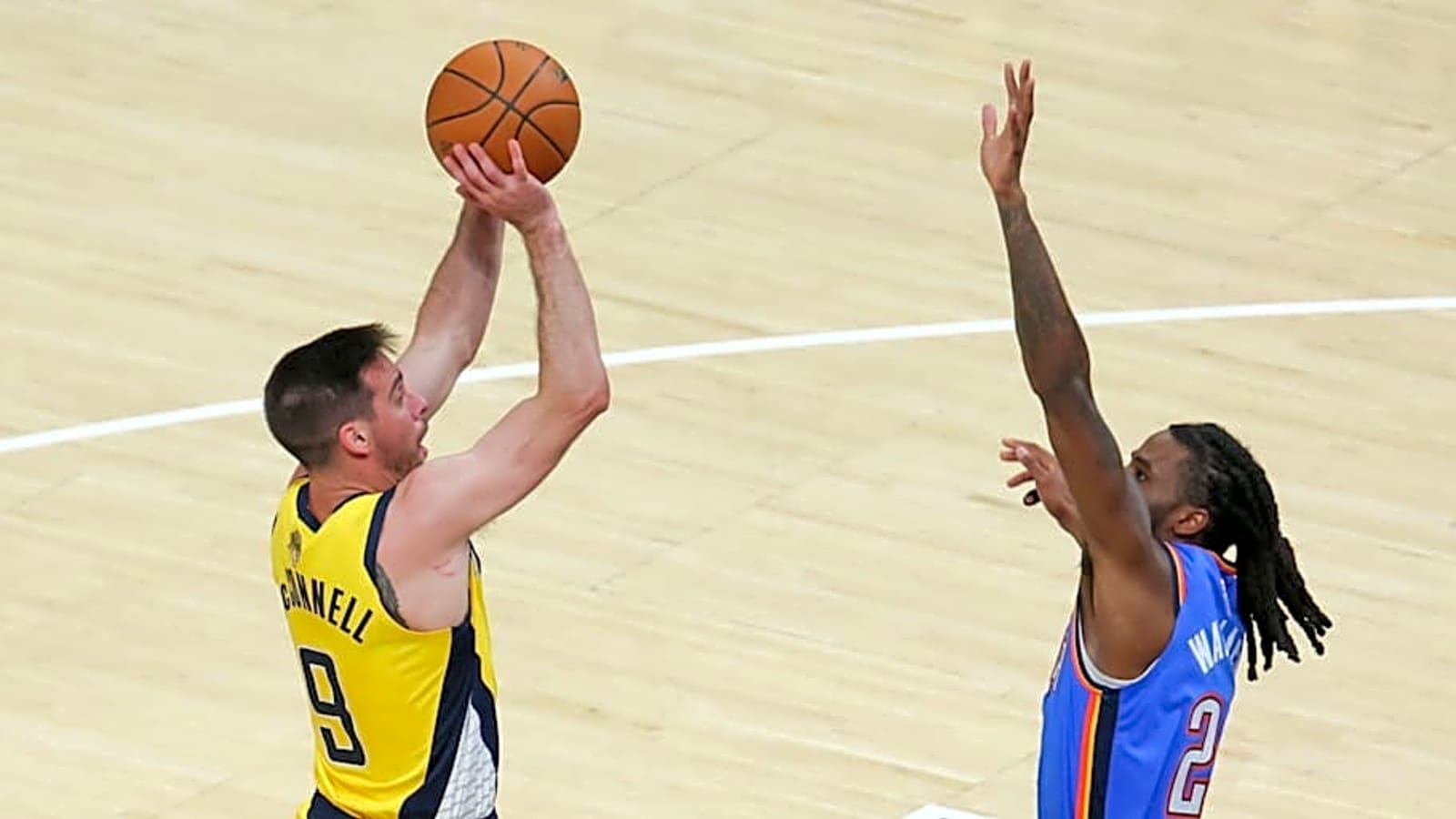 T.J. McConnell, Reggie Miller Share Emotional Moment After Finals Loss