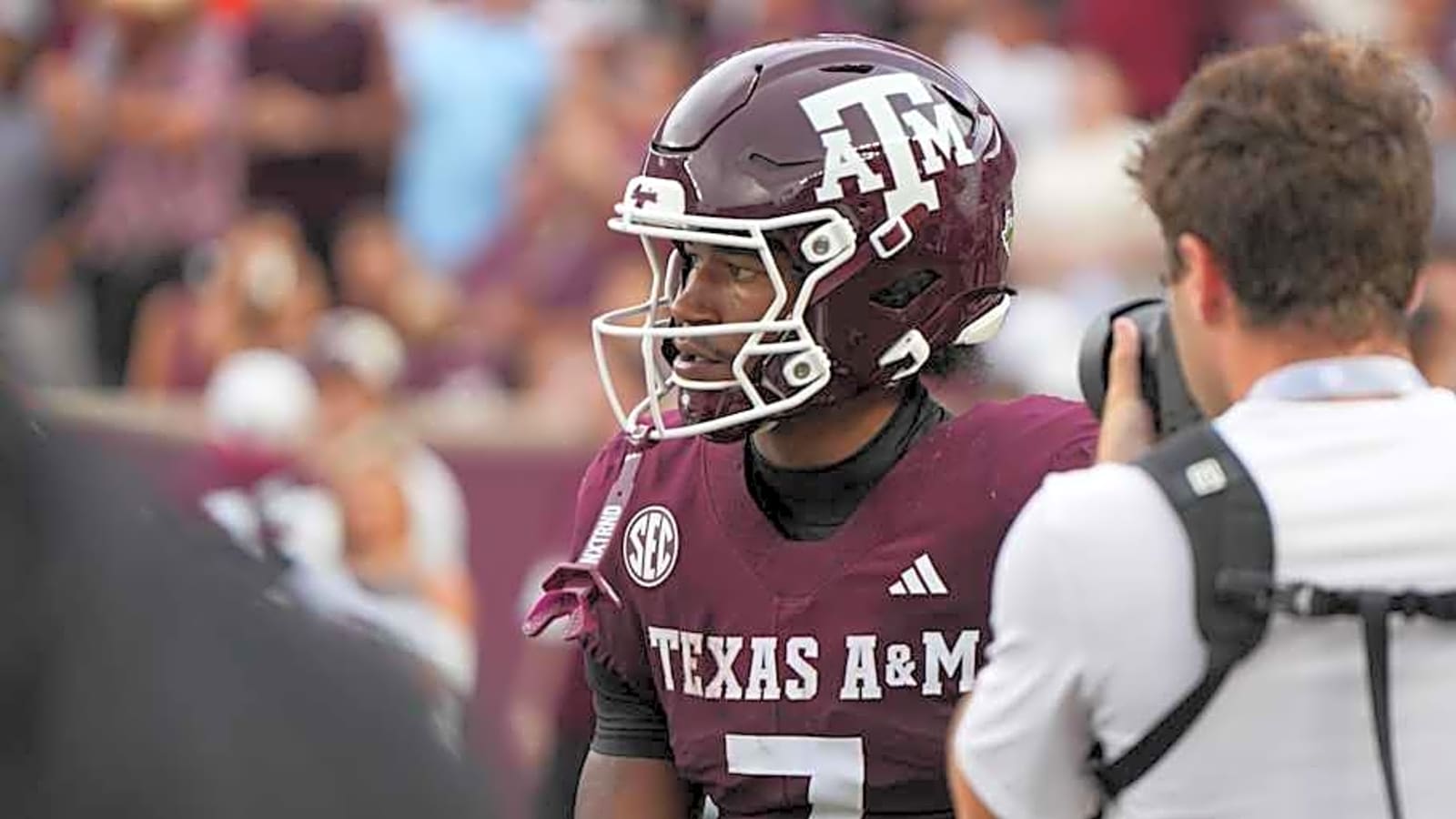 Texas A&M Leads UTSA at Halftime After 3 TD&#39;s From Transfer Receivers