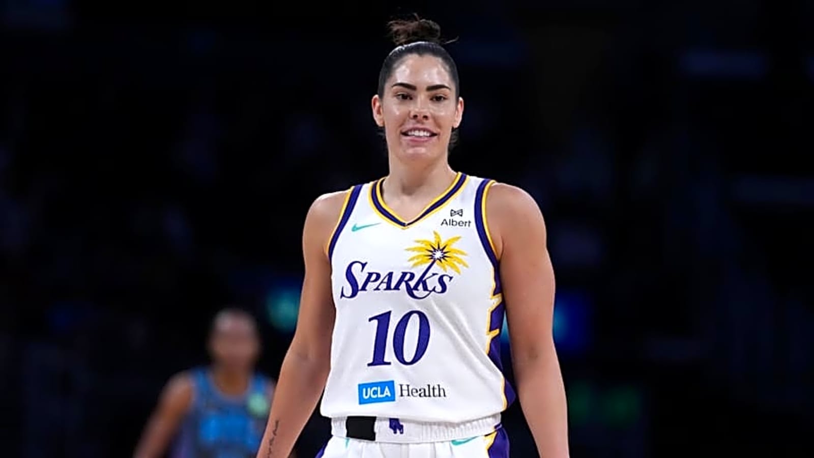Kelsey Plum&#39;s Fire Red Dress at WNBA All-Star Orange Carpet Turns Heads