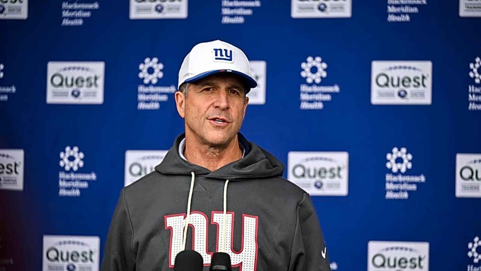 John Harbaugh Pleased with the NY Giants' Progress