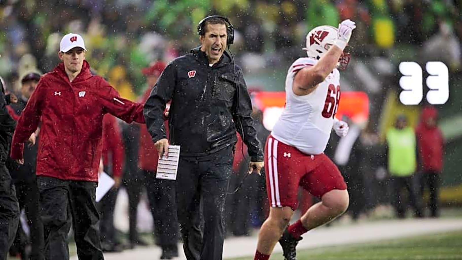 Luke Fickell insists Badgers are sticking together, despite apparent locker room argument