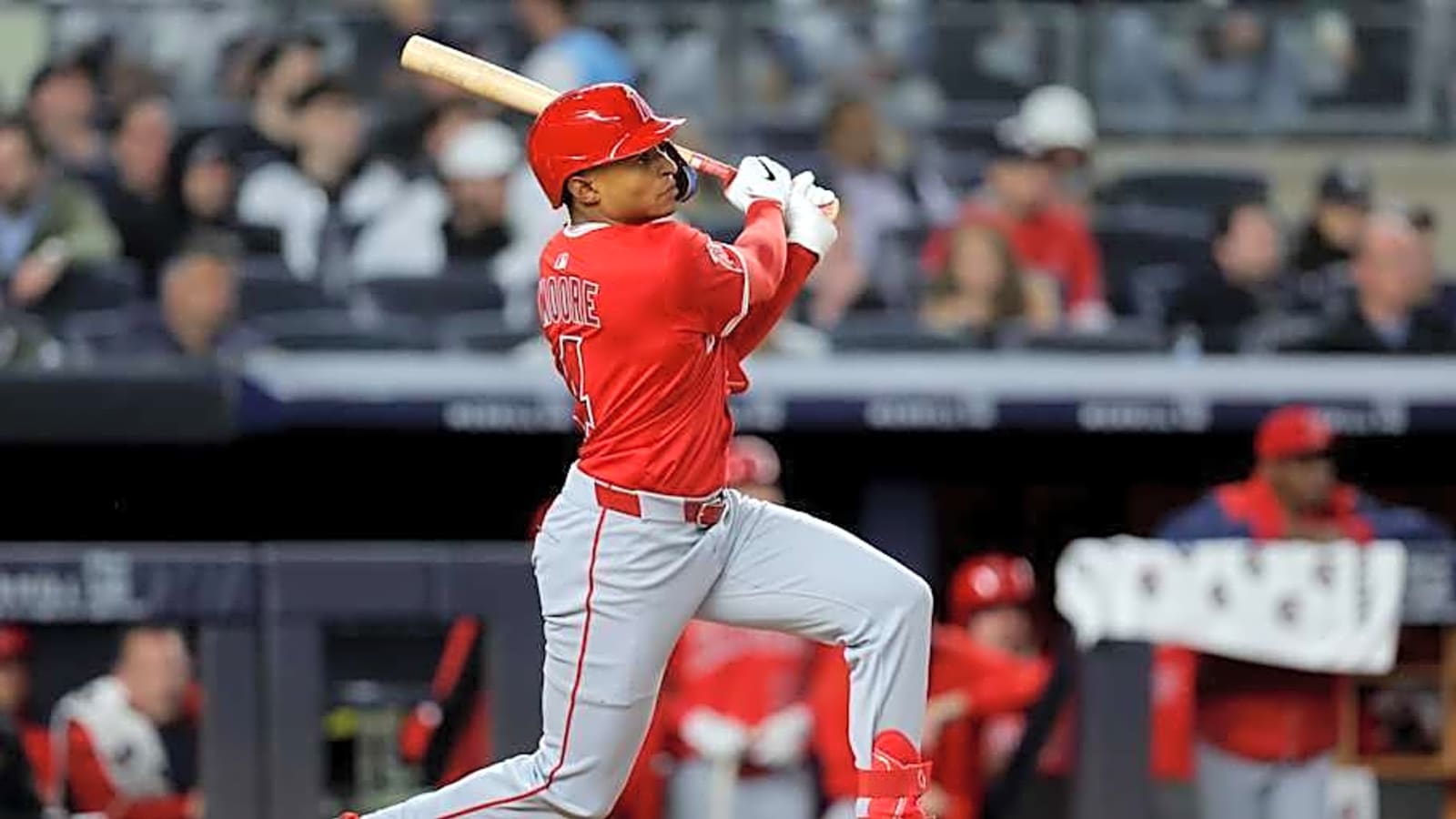 Christian Moore Overcomes Early Struggles, Helps Lift Angels Past Yankees in Extras