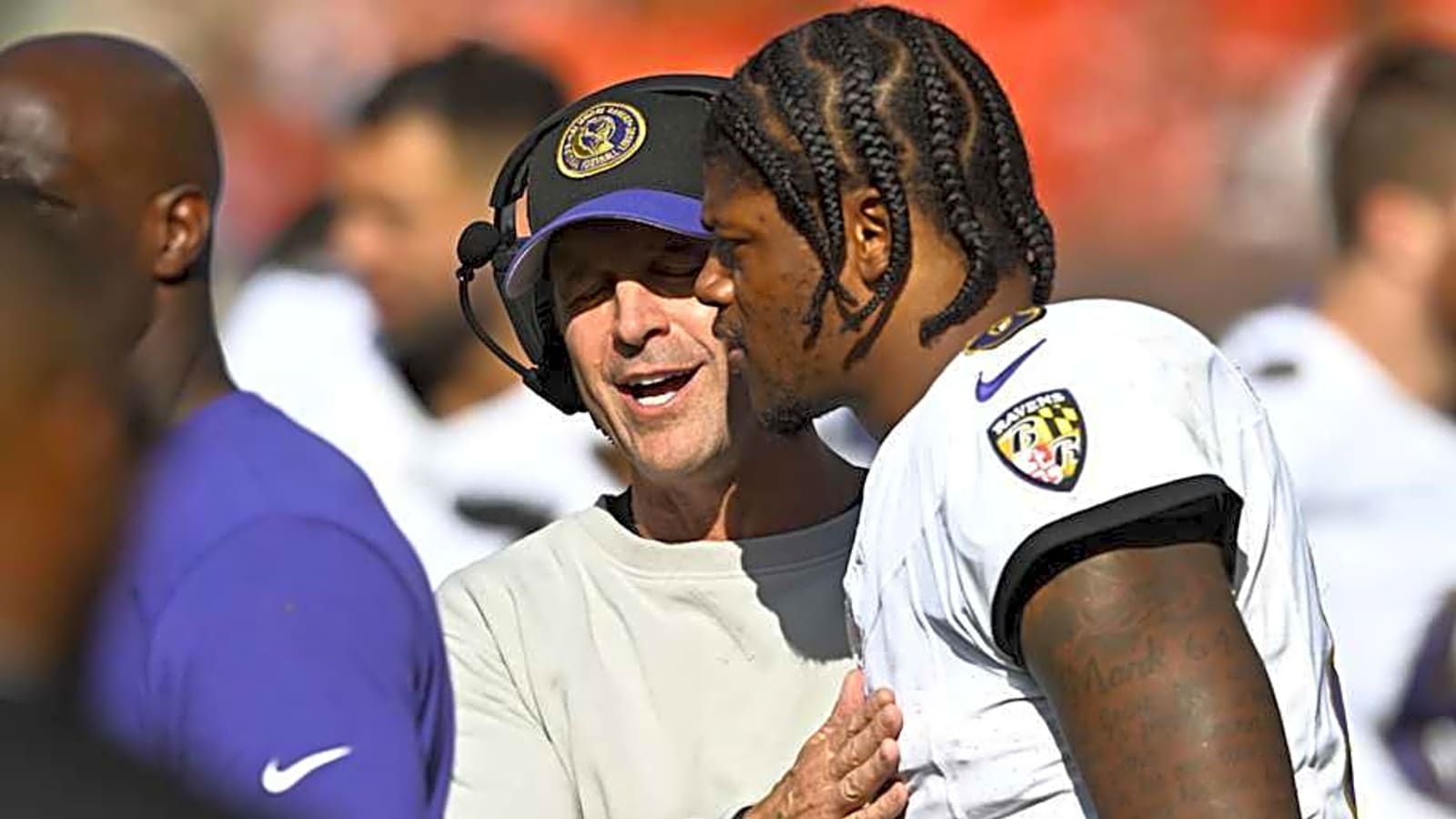 Ravens HC Reacts to Lamar Jackson&#39;s Acting Debut