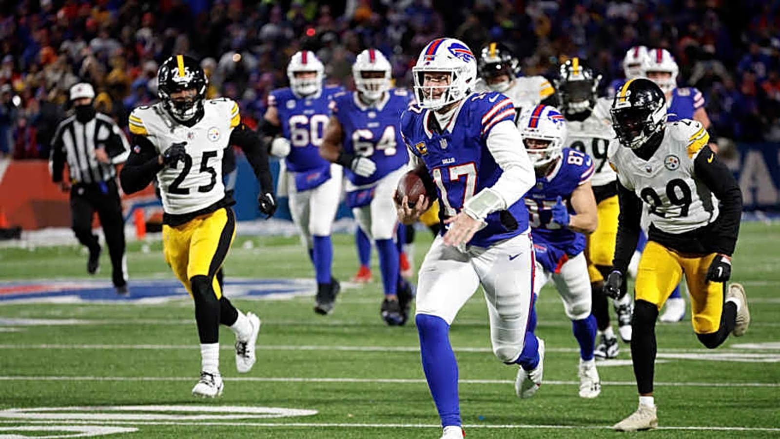 AI model that is 0-4 in Week 13 makes prediction for Bills vs. Steelers