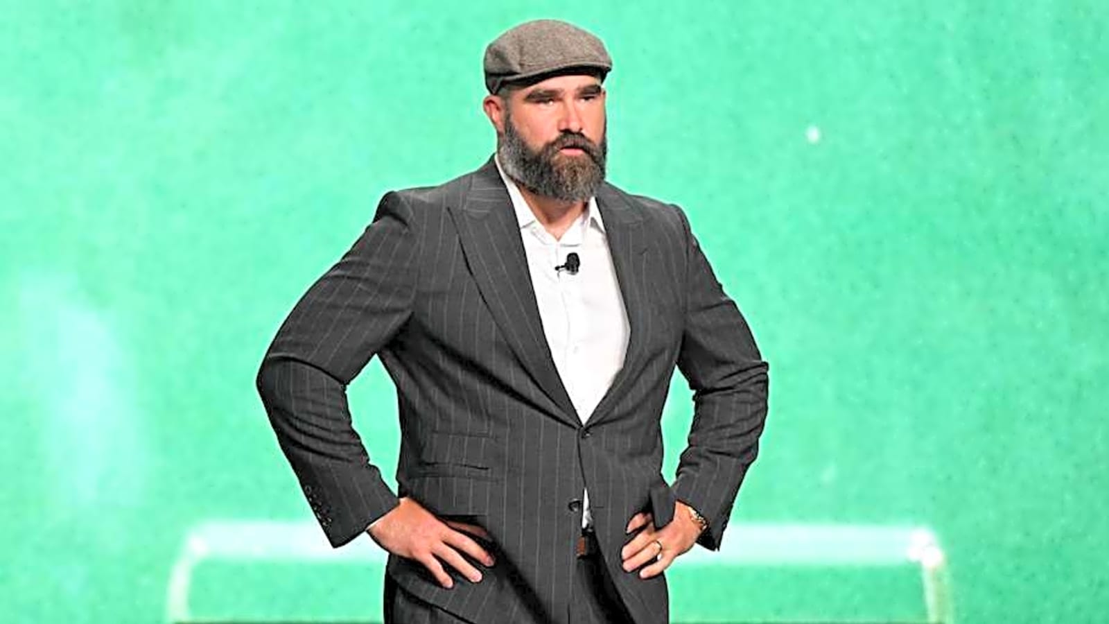 Eagles legend Jason Kelce bamboozled over controversial artwork
