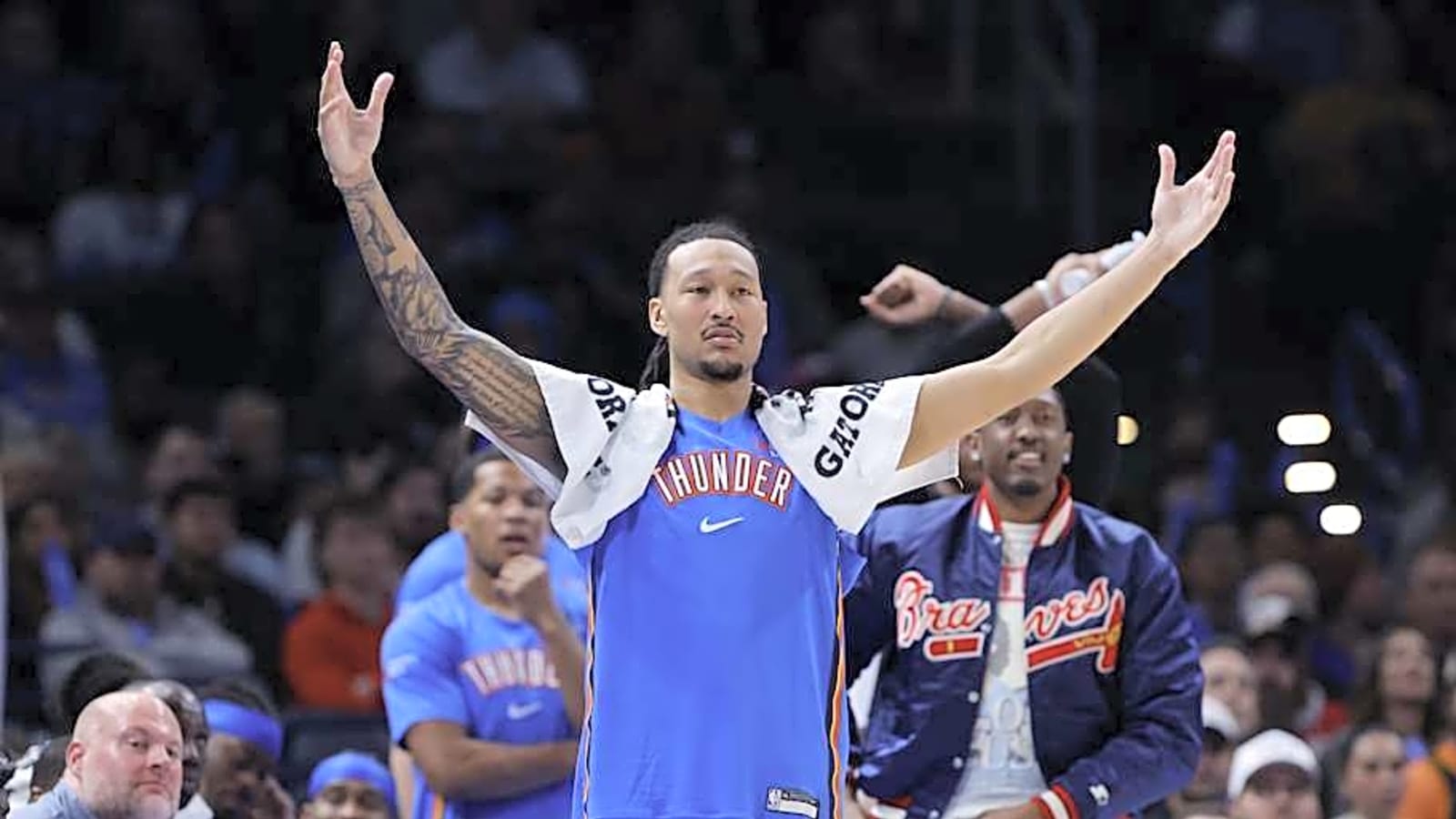 OKC Thunder Center Tallies Career-High in Blowout Win