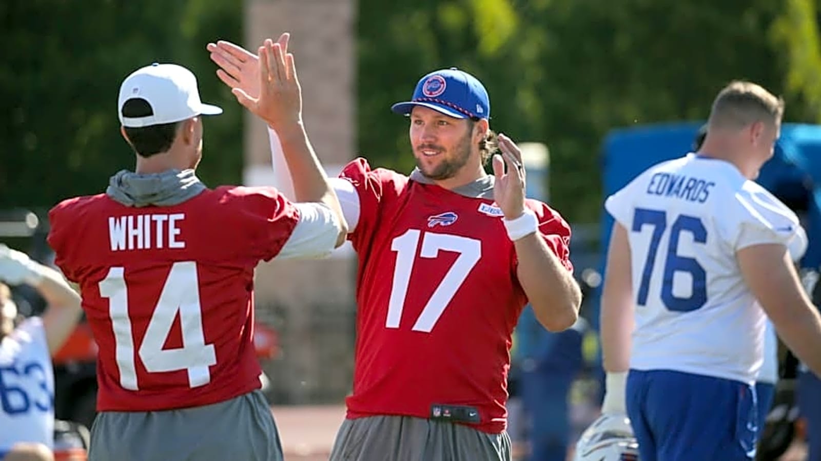 Bills' QB Josh Allen presented with special gift celebrating 'Madden NFL 26' rating