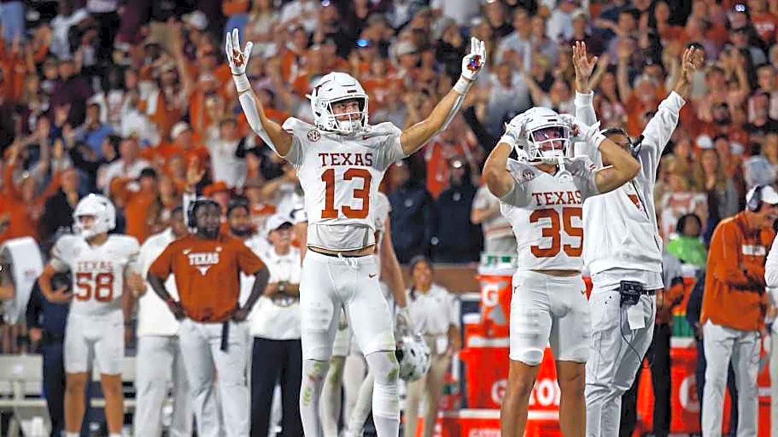 How the Texas Longhorns Are Preparing For Their Major Test Between The Hedges