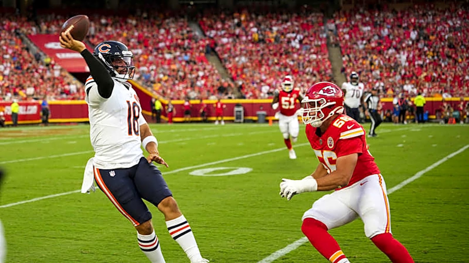 Bears&#39; stock up and stock down in first half vs Chiefs
